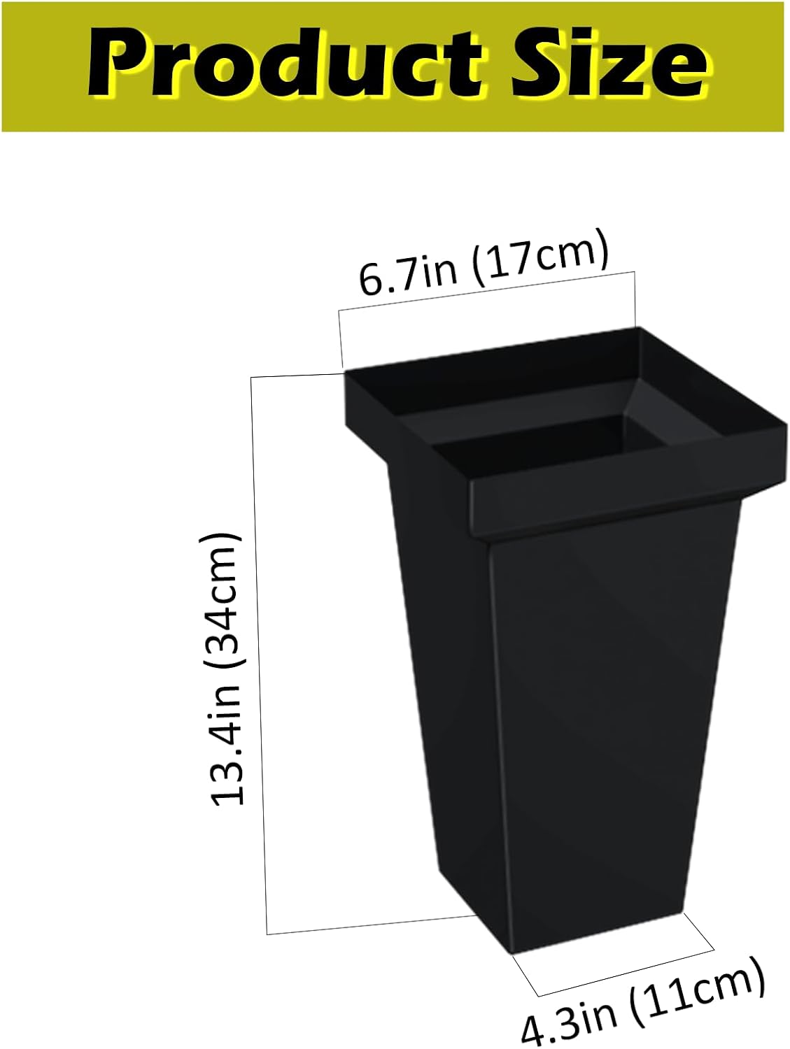 Flower Display Stand, 3 Tier Metal Plant Stand with 12pcs Plastic Flower Buckets, Moving Heavy Duty Flower Cart Flower Rack Indoor,Outdoor Patio,Garden,Living Room,Florist(with 12 black Buckets)